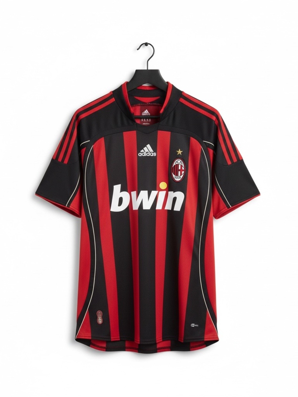 Adidas AC Milan Home Soccer Jersey Bwin Red Black XL